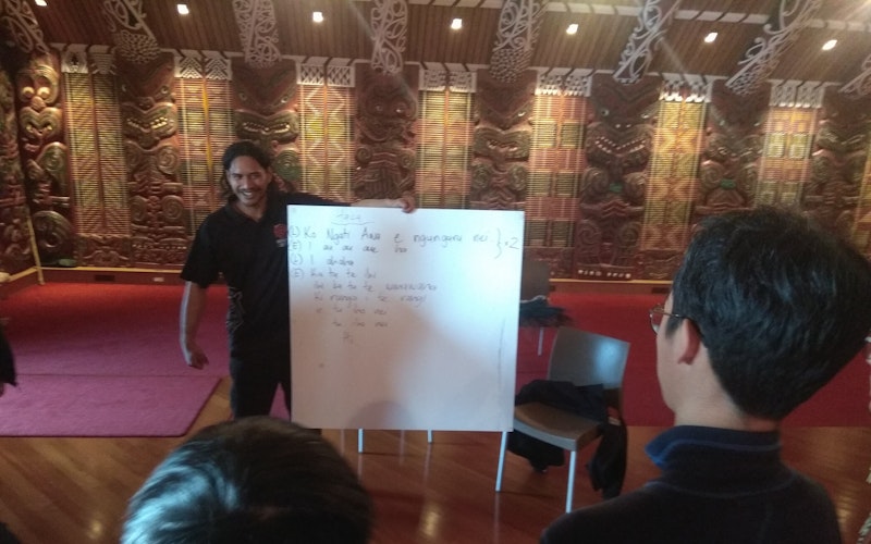Cultural workshop, Mataatua Marae, Whakatāne