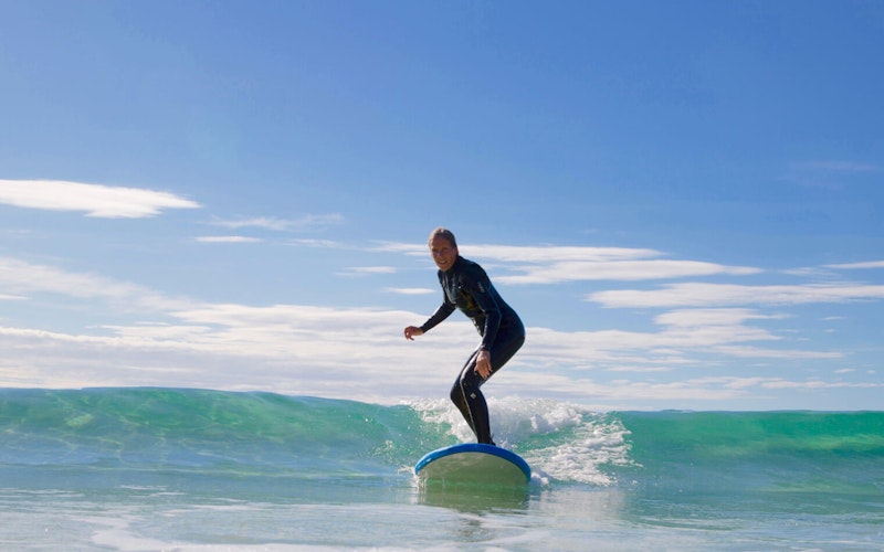 Mount Maunganui provides the perfect canvas to learn to surf.