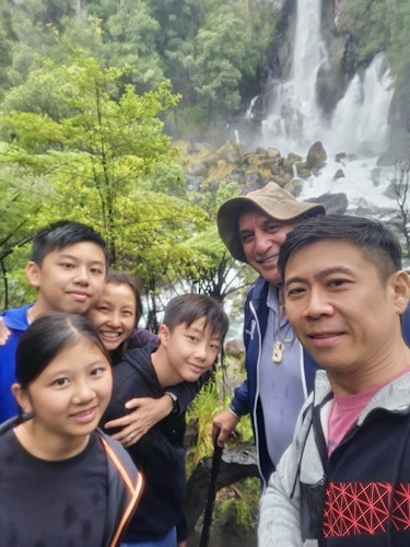 The magic of the Tarawera Falls